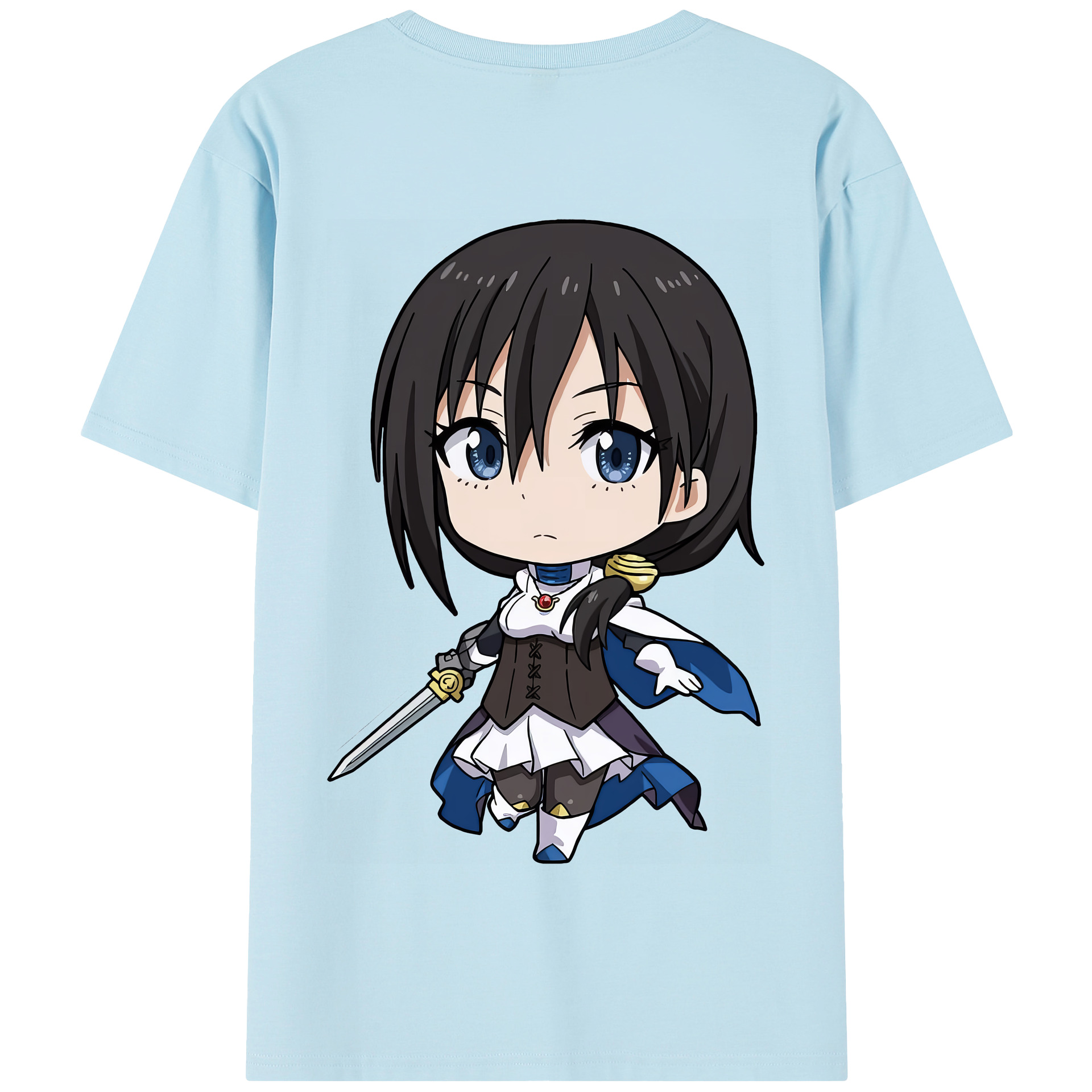 （画像用） 転スラ Regarding Reincarnated to Slime 綿100％半袖Tシャツ（背面プリント）